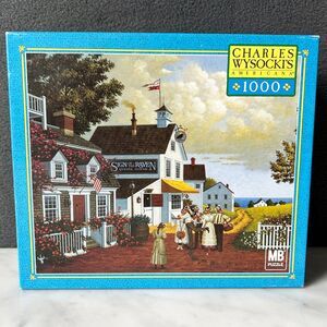 Fun Lovin' Silly Folks Charles Wysocki's Americana 1000 Piece Puzzle - Complete